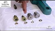 How to affix Press Studs with Green Machine®