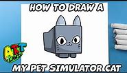 How to Draw a My Pet Simulator X Cat