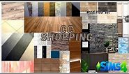 CC SHOPPING | WALLPAPER AND FLOORS || SIMS 4