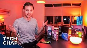 Philips Hue Smart Lights Setup (with Alexa & Google Home!) | The Tech Chap