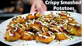 These Are The Most Delicious Potatoes I've Ever Made (Loaded Smashed Potato Recipe)