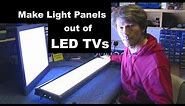Make a super bright Light Box from LED TV for photography and filming #42