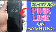 How To Fix Pink Line On Samsung Phone Screen | Updated Fixes (2024)