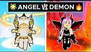 ANGEL vs DEMON in Roblox!