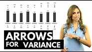 How to Create Dynamic Variance Charts with Arrows | Show Change to Previous Year / Budget