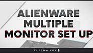 Triple Alienware Monitor Set Up
