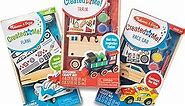 Melissa & Doug Decorate-Your-Own Wooden Craft Kits Set - Plane, Train, and Race Car