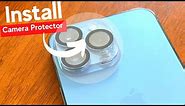 How To: Install Camera Lens Protector iPhone