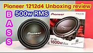 pioneer ts w1212d4 unboxing | pioneer 1212d4 subwoofer | pioneer subwoofer 12 inch price