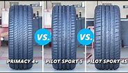 Michelin Pilot Sport 5 vs Pilot Sport 4S vs Primacy 4+! The Differences Tested and Explained!