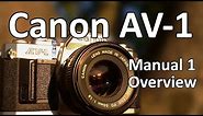 Canon AV 1 Video Manual 1: Overview