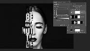 How to Create Text portrait Effect in Photoshop