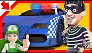 Police cars chase cartoon . Police cartoon - full episodes