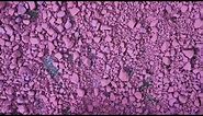 Purple pebbles gymchalk rolling