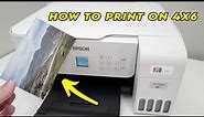 How to Print 4x6 Picture on Your Epson EcoTank Printer