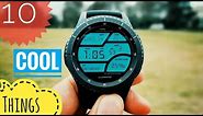 10 cool things to do with Samsung Gear S3 Frontier!