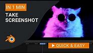 Blender Tutorial: How to Take Screenshot in Blender Video Editor