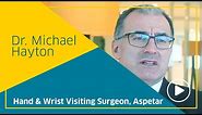 Dr Michael Hayton - Most common types of hand & wrist injuries