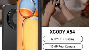 T-Mobile Unlocked Android Phones XGODY 6.52" 4G Dual Sim Cell Phone Unlocked Mobile Phones Unlocked Smartphones | 15MP 8MP | 2GB RAM 32GB ROM | 4500mAh | Type-C | Black
