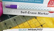 Select Self Erase Marker - Quilters Select