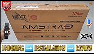 AMSTRAD AM43FSVB4A 2023 || 43 Inch Full Hd Smart Android Tv Unboxing And Review || Remote Demo