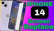 iPhone 14 screen replacement , iPhone 14 cracked broken lcd replacement