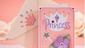 Princess Pop Up Card SVG
