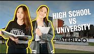 High School vs. University