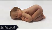 How to make Fondant Sleeping Baby | Baby Shower Cake / Cupcakes Topper | Tutorial