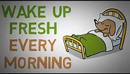 How to STOP Waking Up Feeling TIRED Every Morning - 4 Tips (animated)