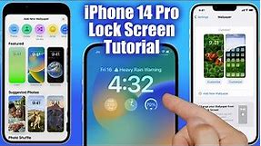 How To Customize iPhone Lock Screen and Wallpaper Tutorial