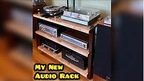 My New DIY Audio Rack