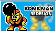 Illustrator Redesigns Mega Man Characters | Bomb Man and friends
