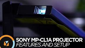 Sony MP-CL1A Mobile Projector Hands-on