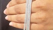 Diamond Tennis Bracelet On Wrist