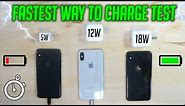 FASTEST WAY to CHARGE an iPhone! (iPad/iPhone Charger vs USB C Test)