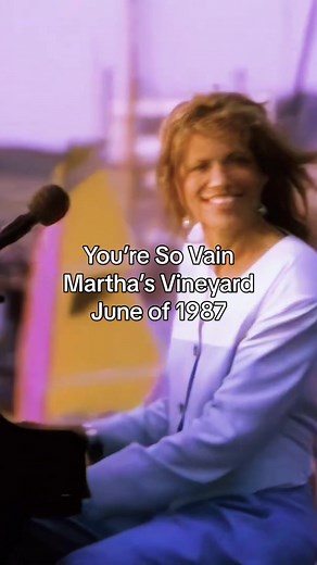 THIS MONTH IN 1987: Carly gave a concert lon Martha’s Vineyard which was filmed for HBO.