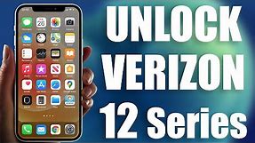Unlock Verizon iPhone 12, 12 Mini, 12 Pro & 12 Pro Max by IMEI Permanently for ANY Carrier