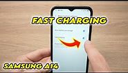 Samsung Galaxy A14: How to Turn ON Fast Charging