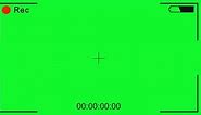 Video Camera recording - green screen effect