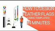 How to Design Feather Flag Banners in MINUTES using Adobe Illustrator or Photoshop