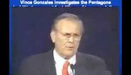 Donald Rumsfeld announces 2.3 Trillion missing from the Pentagon on September 10th 2001