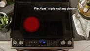 Whirlpool 6.7 cu. ft. Double Oven Electric Range with True Convection in Black Ice WGE745C0FE