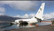 US Navy Recovers Crashed P-8A Poseidon from Kaneohe Bay, Hawaii