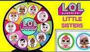 LOL SURPRISE LITTLE SISTERS SERIES 2 Spinning Wheel Game | Lil Outrageous Littles Baby Dolls