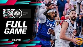 Serbia 🇷🇸 vs USA 🇺🇸 | Men Final | Full Game | FIBA 3x3 World Cup 2023 | 3x3 Basketball