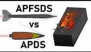 3BM9 APFSDS vs L15A5 APDS | 1960's APFSDS vs APDS Simulation | Armour Piercing Developments Vol. 4