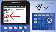 TI 84 Plus CE: Solving Square Roots and Other Radicals