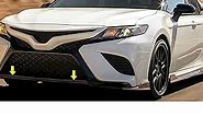 Front Bumper Lower Molding Trim Fits for Toyota Camry SE XSE Hybrid SE 2018 2019 2020 Center Front Bumper Lower Lip Replace Accessories