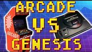 Arcade vs. Sega Genesis! *24 GAMES* Covered!